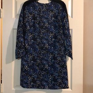 Banana Republic Blue Printed Shift Dress
